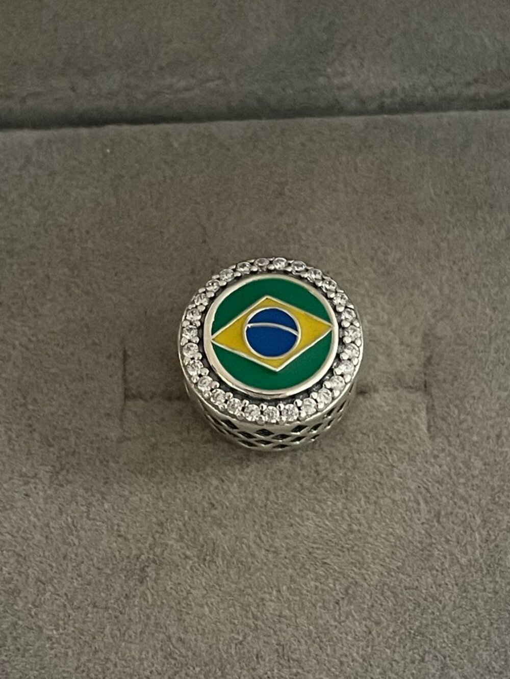 Pandora Brazil Flag Charm